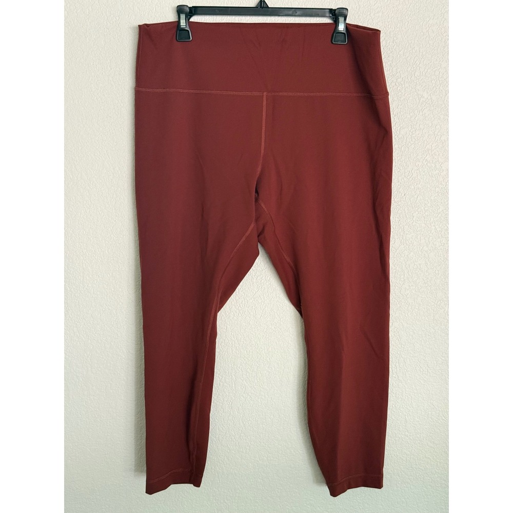 Lululemon Wunder Train High-Rise Tight 25 Dark Terracotta Everlux Leggings 18